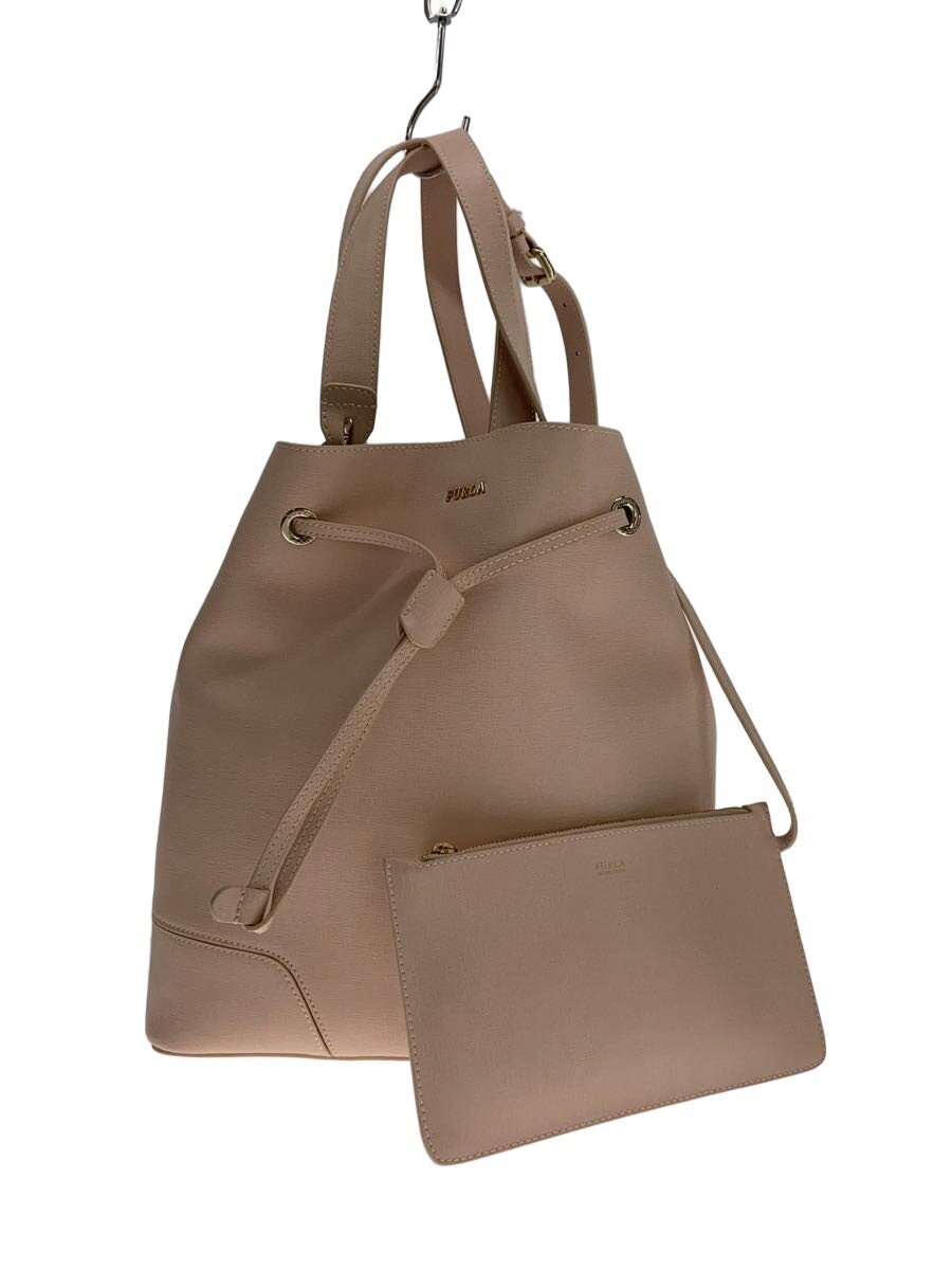 【中古】FURLA◆ハンドバッグ/--/PNK/�