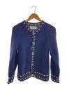 【中古】INVERALLAN◆カーディガン(厚手)/--/コットン/NVY【メンズウェア】