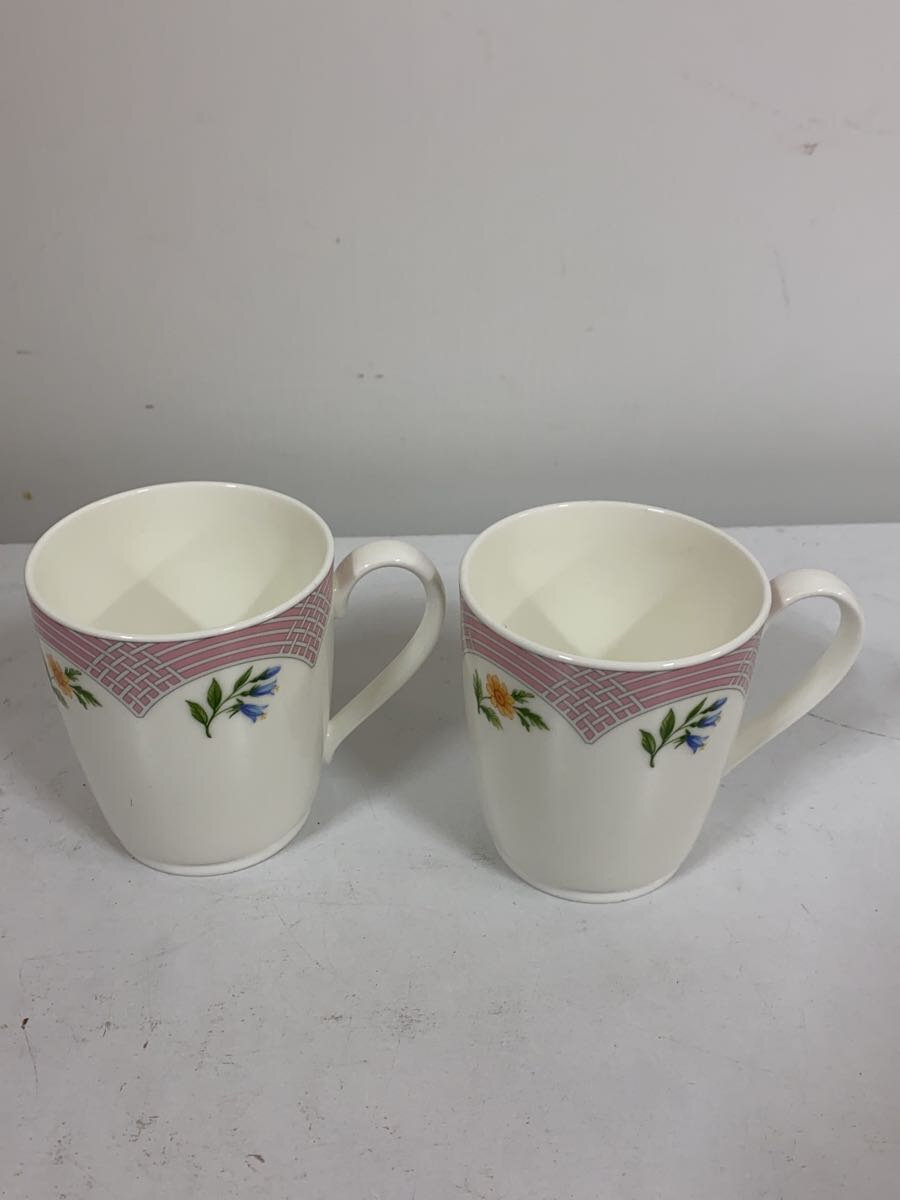 【中古】TIFFANY&Co.◆カップ&ソーサー/2点セット/WHT【キッチン用品】