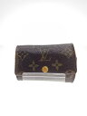 【中古】LOUIS VUITTON◆キーケース/PVC/