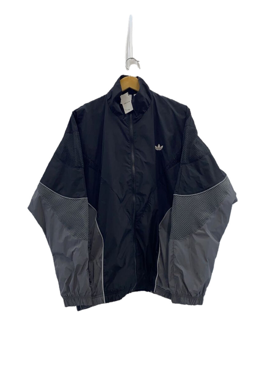 【中古】adidas◆ナイロンジャケット/XL/ポリエステル/BLK/IM1849【メンズウェア】