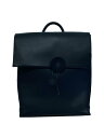 【中古】discord Yohji Yamamoto◆リュック/レザー/BLK//【バッグ】