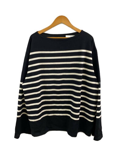 【中古】OUTIL◆tricot aast wool/長袖Tシャツ/2/ウール/BLK/ボーダー【メンズウェア】 【中古】OUTIL◆tricot aast wool/長袖Tシャツ/2/ウール/BLK/ボーダー【メンズウェア】
