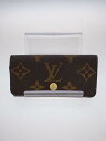 【中古】LOUIS VUITTON◆ミュルティクレ6_モノグラム_BRW/--/BRW/モノグラム/レディース【服飾雑貨他】(4)