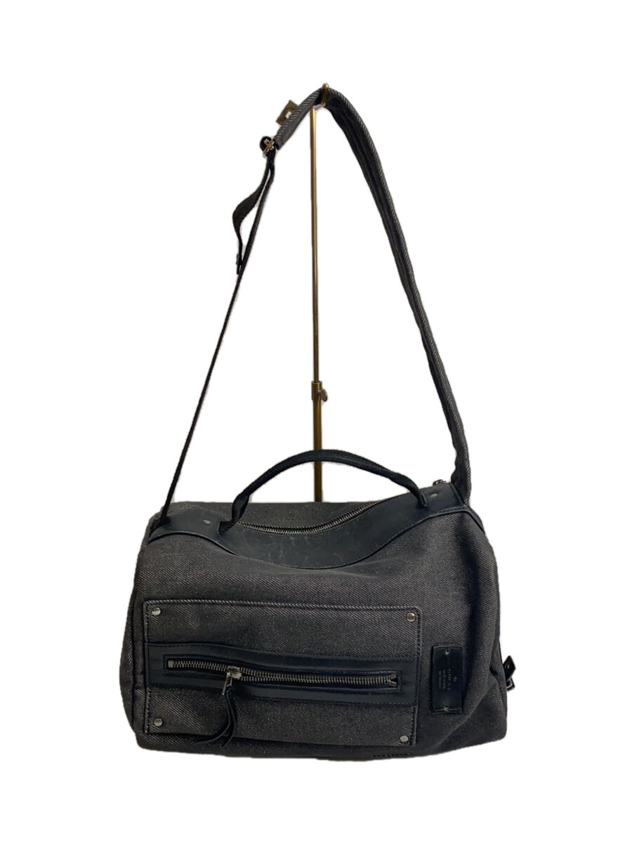 GUCCI - 【中古】GUCCI◆ショルダーバッグ/デニム/BLK/無地/90766 213317//【バッグ】