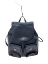 【中古】COACH◆リュック/レザー/GRY/無地/F29008【バッグ】