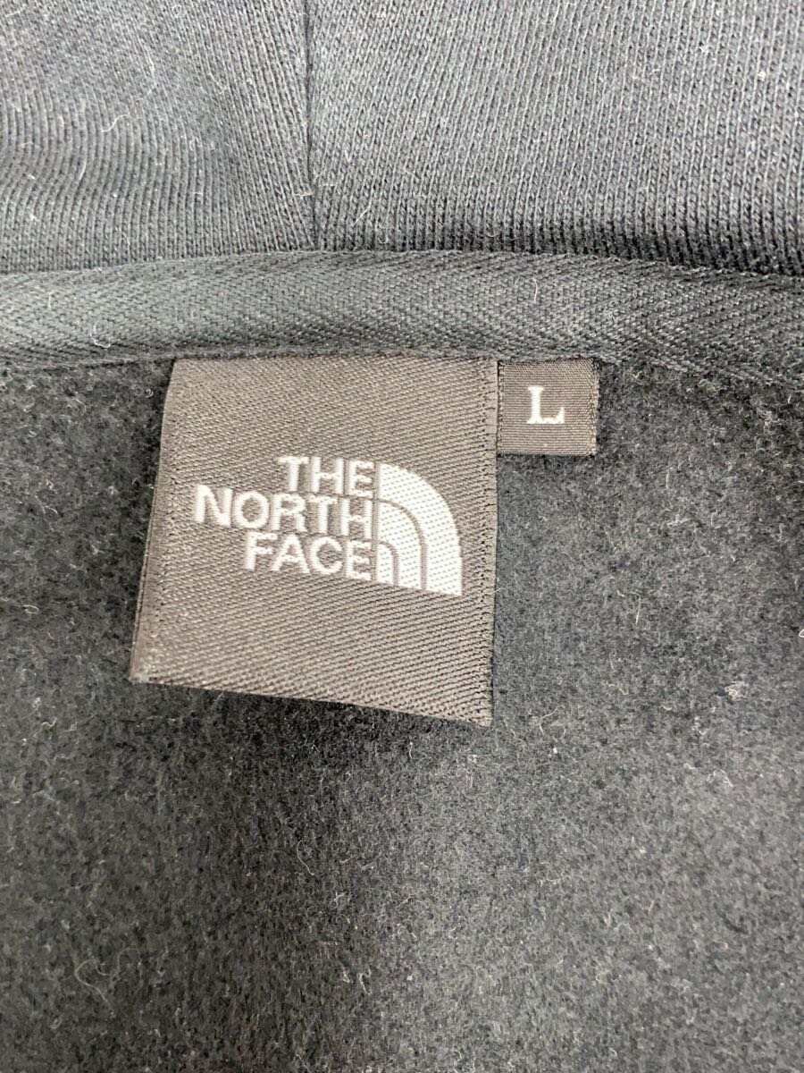 【中古】THE NORTH FACE◆REAVIEW FULL ZIP HOODIE_リアビューフルジップフーディ/L/コットン/BLK【メンズウェア】