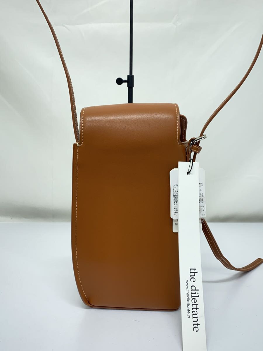 【中古】the dilettante◆ショルダーバッグ/レザー/BRW【バッグ】