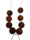 【中古】m’s braque◆ネックレス/BIG SYNTHETIC RESIN BEADS/BRW/メンズ/242915【服飾雑貨他】(4)