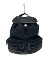 【中古】PRADA◆リュック/ナイロン/BLK/無地【バッグ】