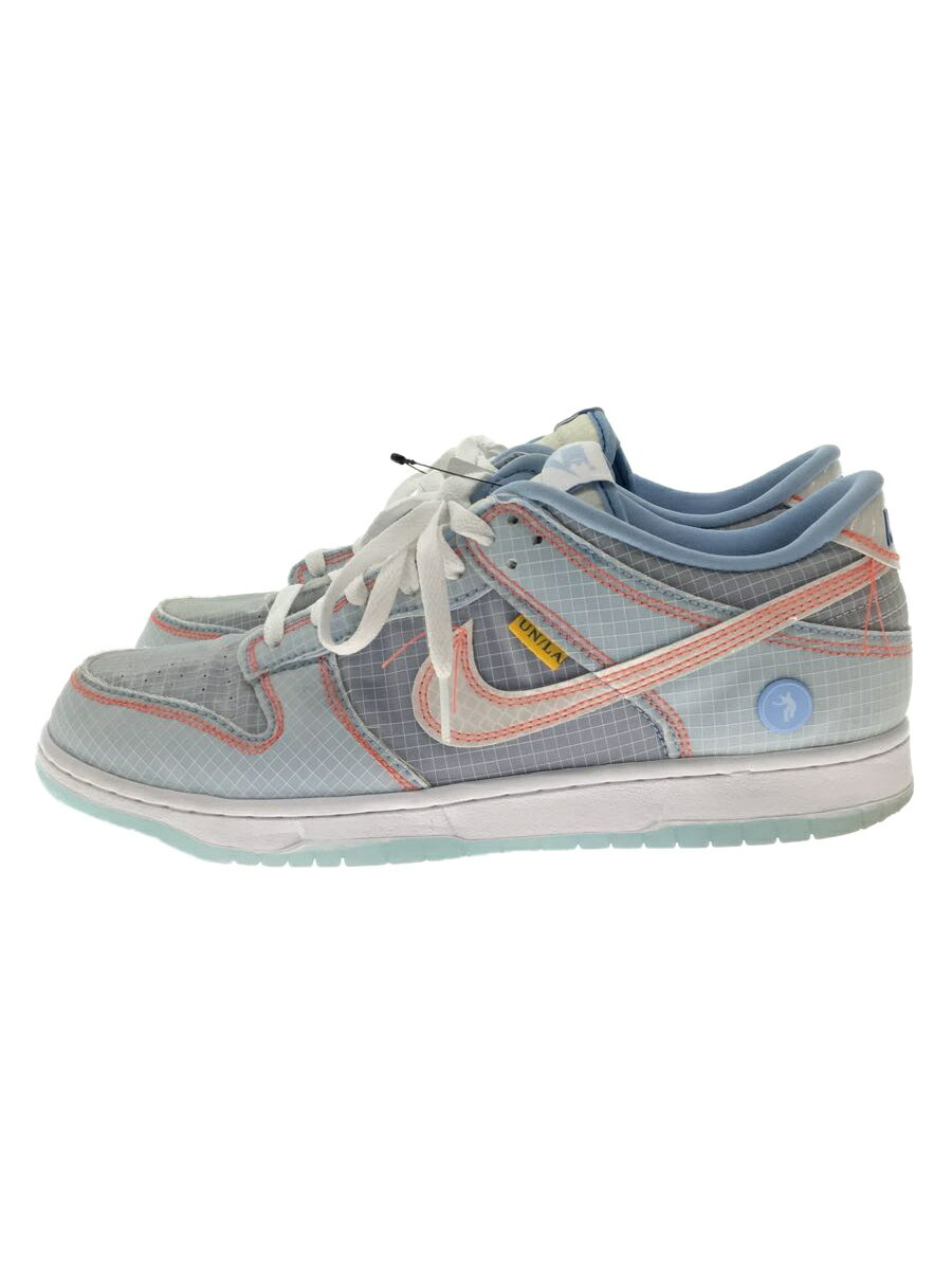 【中古】NIKE◆×UNION/DUNK LOW/Passport Pack Argon/28.5cm/BLU/DJ9649-400【シューズ】