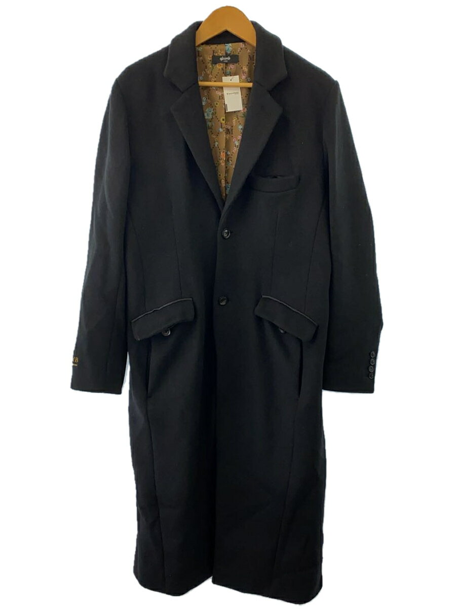 glamb◆Long chester coat/ロングチェスターコート/L/ブラック/GB0420/JKT08