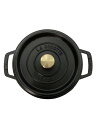 【中古】Staub◆鍋/BLK/40509-487/la cocotte/20/2.2l【キッチン用品】