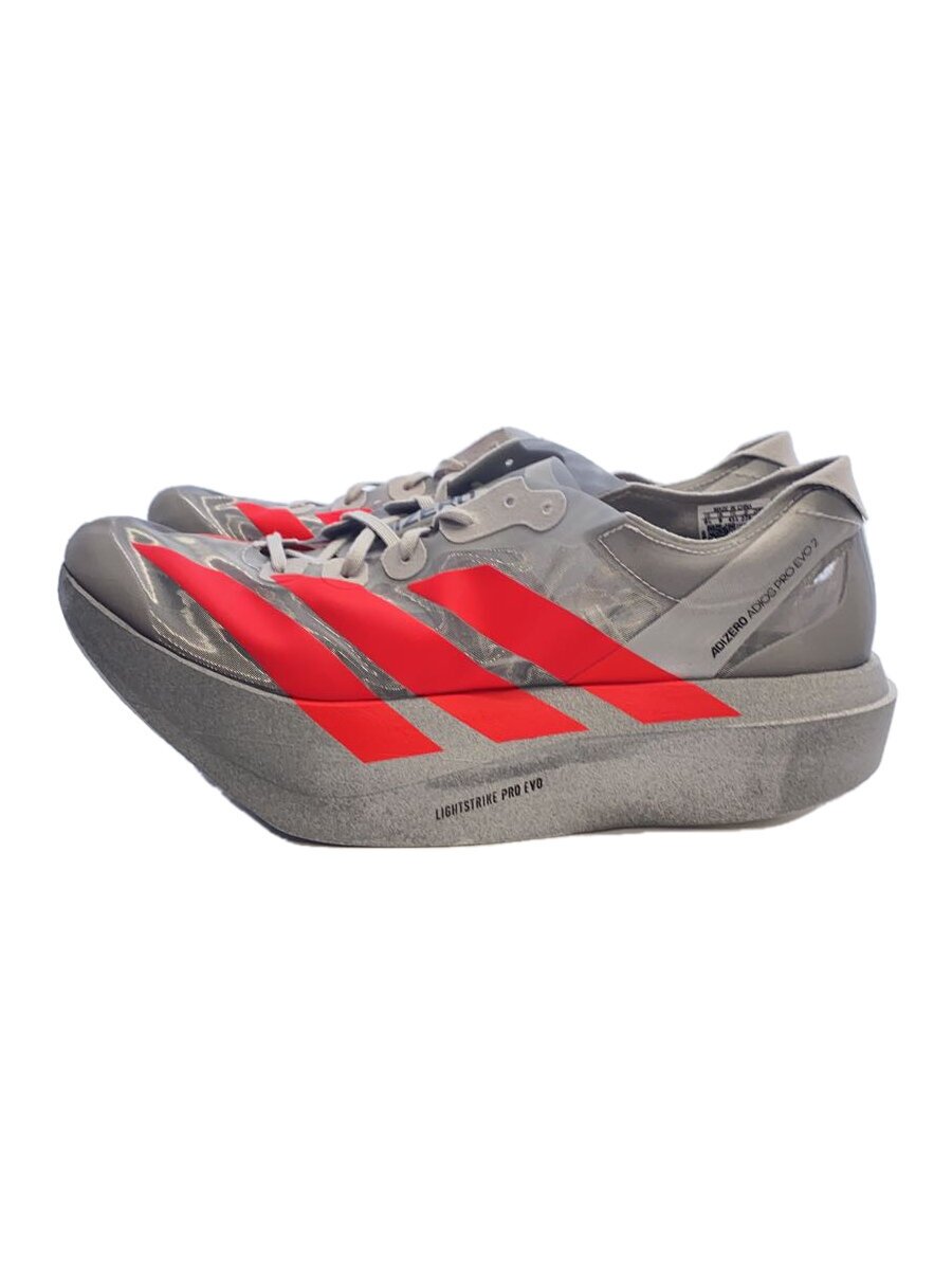 adidas◆ADIZERO ADIOS PRO EVO 2/シューズ/27.5cm/GRY/JR7259