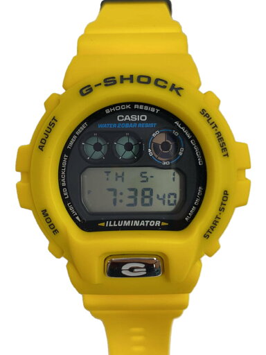 【中古】CASIO◆クォーツ腕時計_G-SHOCK/デジタル/ラバー/BLK/YLW【服飾雑貨他】 【中古】CASIO◆クォーツ腕時計_G-SHOCK/デジタル/ラバー/BLK/YLW【服飾雑貨他】
