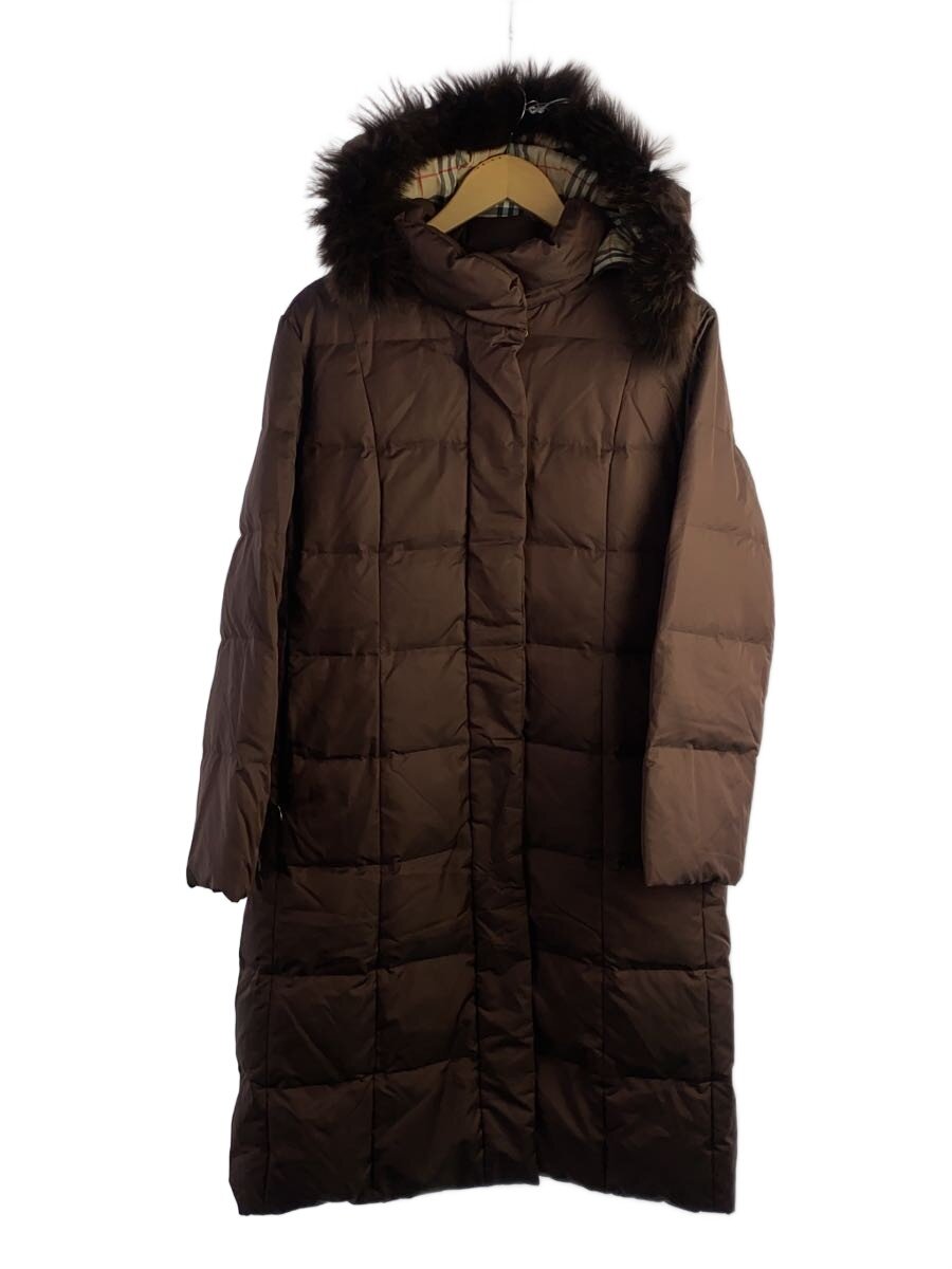 【中古】BURBERRY LONDON◆袖口破れ、汚れ有//ロングダウンジャケット/11/FD230-785-56//【レディースウェア】