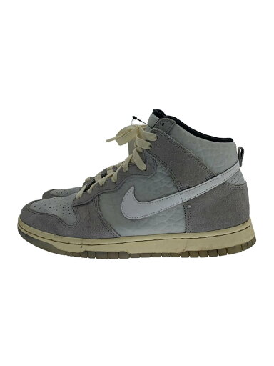 【中古】NIKE◆DUNK HIGH PRM_ダンク ハイ プレミアム/26.5cm/GRY【シューズ】 【中古】NIKE◆DUNK HIGH PRM_ダンク ハイ プレミアム/26.5cm/GRY【シューズ】