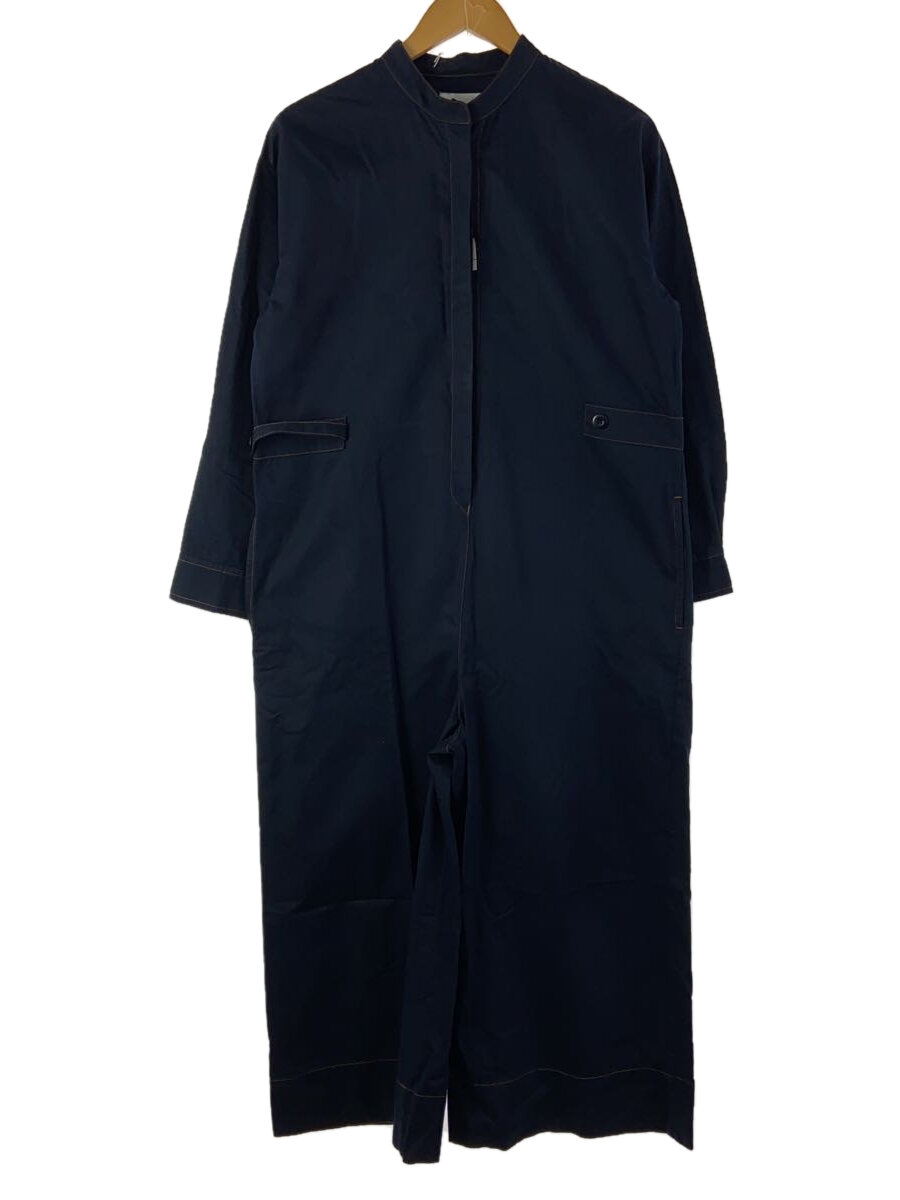 【中古】PILGRIM◆オールインワン/1/コットン/BLK/無地/37-17-0042-874【レディースウェア】