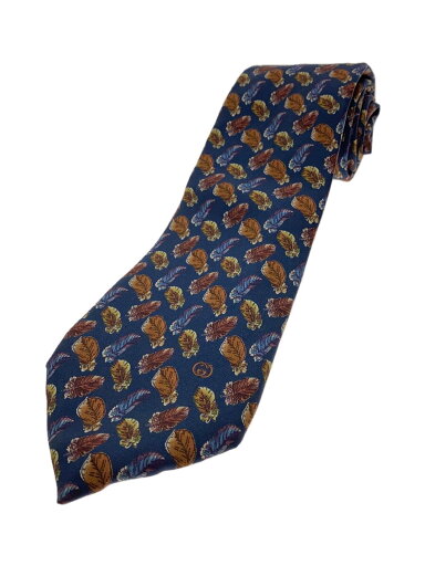 【中古】GUCCI◆ネクタイ/シルク/NVY/総柄/メンズ【服飾雑貨他】 【中古】GUCCI◆ネクタイ/シルク/NVY/総柄/メンズ【服飾雑貨他】