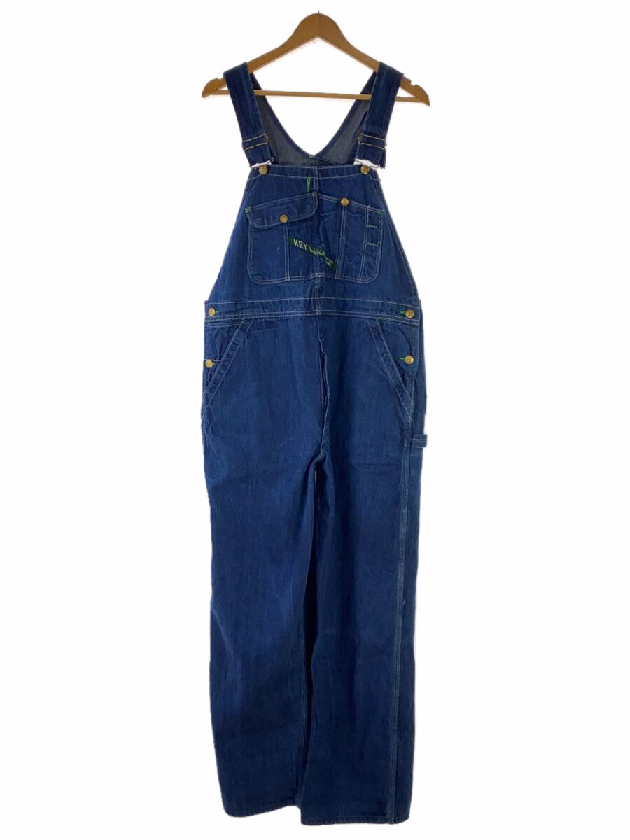【中古】KEY◆Vintage/70s~/USA製/デニムオーバーオール/SIZE:W38inch(実寸)/IDG【メンズウェア】