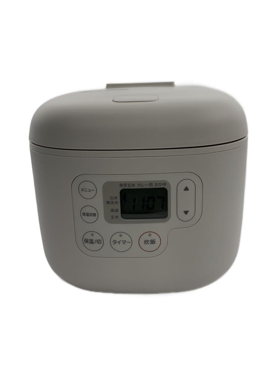 楽天市場】無印良品 しゃもじ置き付き炊飯器 MJ-RC3A3の通販