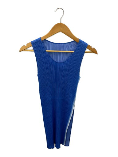 【中古】PLEATS PLEASE ISSEY MIYAKE◆チュニック/3/ポリエステル/BLU/無地/PP96-JK052【レディースウェア】 【中古】PLEATS PLEASE ISSEY MIYAKE◆チュニック/3/ポリエステル/BLU/無地/PP96-JK052【レディースウェア】