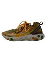 【中古】NIKE◆REACT ELEMENT 87/リアクトエレメント/アイボリー/CJ6897-113/28cm/IVO【シューズ】