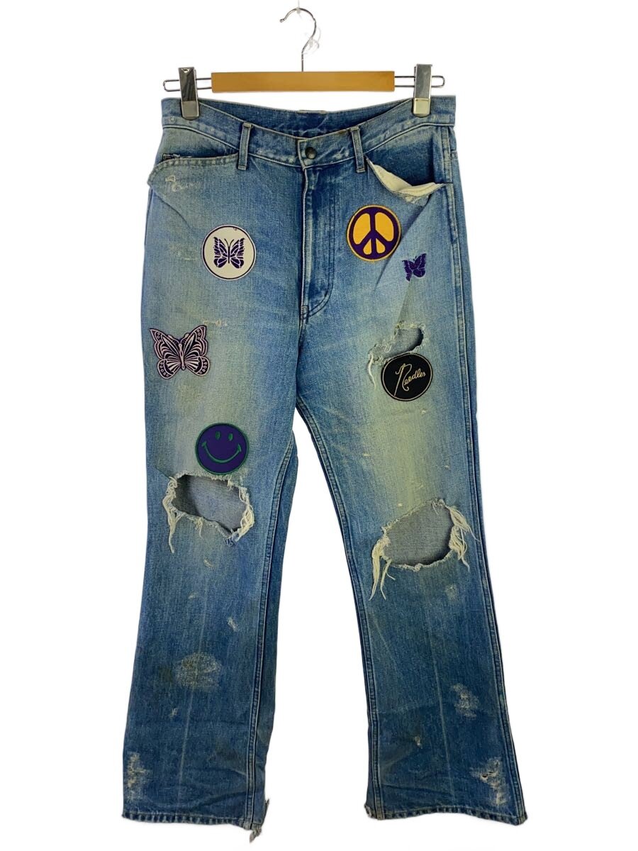 Needles◆Assorted Patches Boot-Cut Jean/S/デニム/IDG/KP140//
