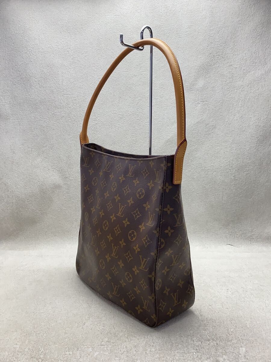 【中古】LOUIS VUITTON◆ルーピングGM_モノグラム・キャンバス_BRW/PVC/ブラウン/M51145【バッグ】 2