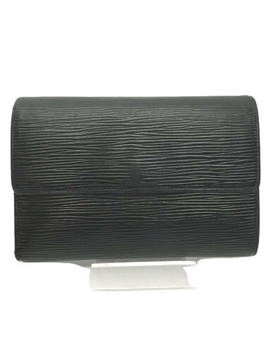 【中古】LOUIS VUITTON◆ポルト・トレゾールエテュイパピエ_エピ_BLK/レザー/BLK/無地/メンズ【服飾雑貨他】 【中古】LOUIS VUITTON◆ポルト・トレゾールエテュイパピエ_エピ_BLK/レザー/BLK/無地/メンズ【服飾雑貨他】