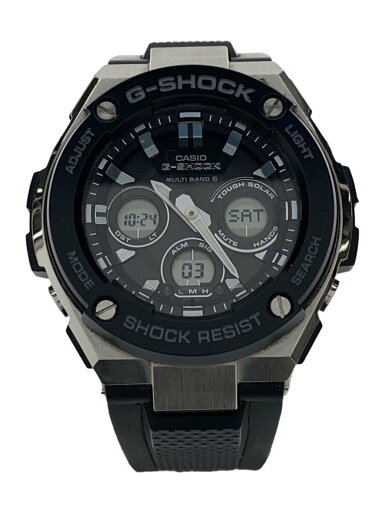 【中古】CASIO◆ソーラー腕時計・G-SHOCK/デジアナ/ラバー/BLK/BLK【服飾雑貨他】 【中古】CASIO◆ソーラー腕時計・G-SHOCK/デジアナ/ラバー/BLK/BLK【服飾雑貨他】