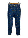 【中古】MOSCHINO◆ボトム/38/コットン/IDG/総柄/テディベア【レディースウェア】