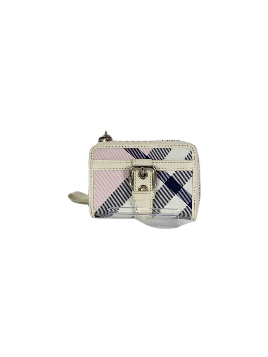 【中古】BURBERRY BLUE LABEL◆2つ折り財布/--/チェック/レディース/ZB408-200-12【服飾雑貨他】