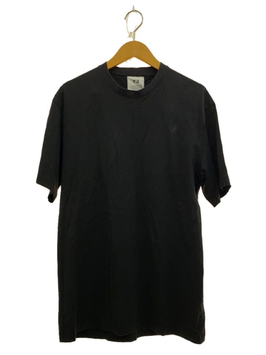 【中古】Y-3◆Tシャツ/S/コットン/BLK/