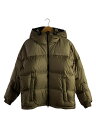 【中古】THE NORTH FACE◆WS NUPTSE HOODIE_ウィンドストッパーヌプシフーディー/M/ナイロン/KHK/無地【メンズウェア】