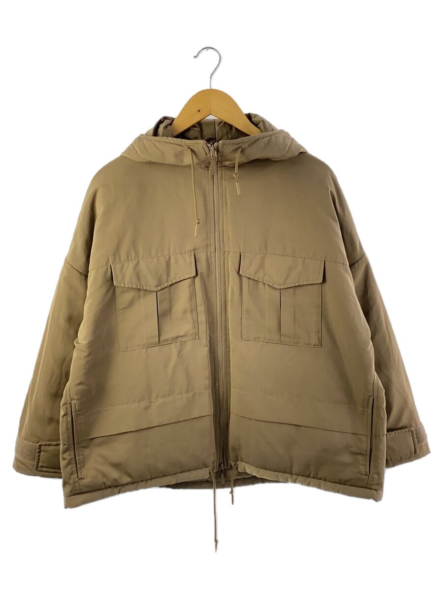【中古】UNIQLO×White Mountaineering◆ダウンジャケット/M/ポリエステル/BRW//【レディースウェア】