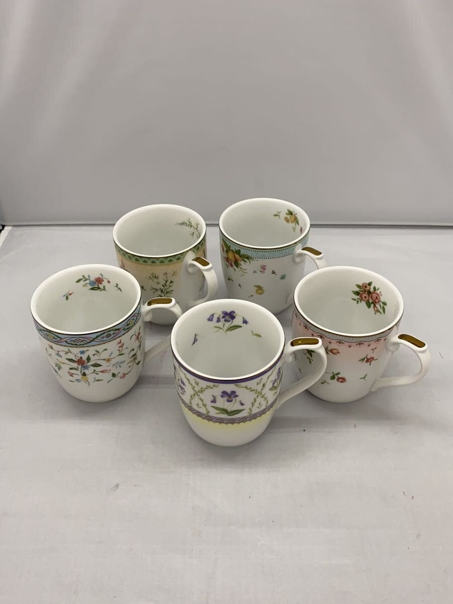 【中古】NARUMI◆グラス/5点セット/WHT【キッチン用品】