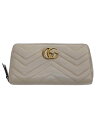 【中古】GUCCI◆長サイフ_GGマーモント_キルティング/レザー/WHT/レディース【服飾雑貨他】(4)