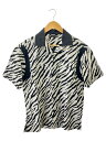 【中古】MINEDENIM◆Diago.T Denim Rib Arm Bowling SH/オープンカラー/半袖シャツ/ゼブラ柄/1【メンズウェア】(4)