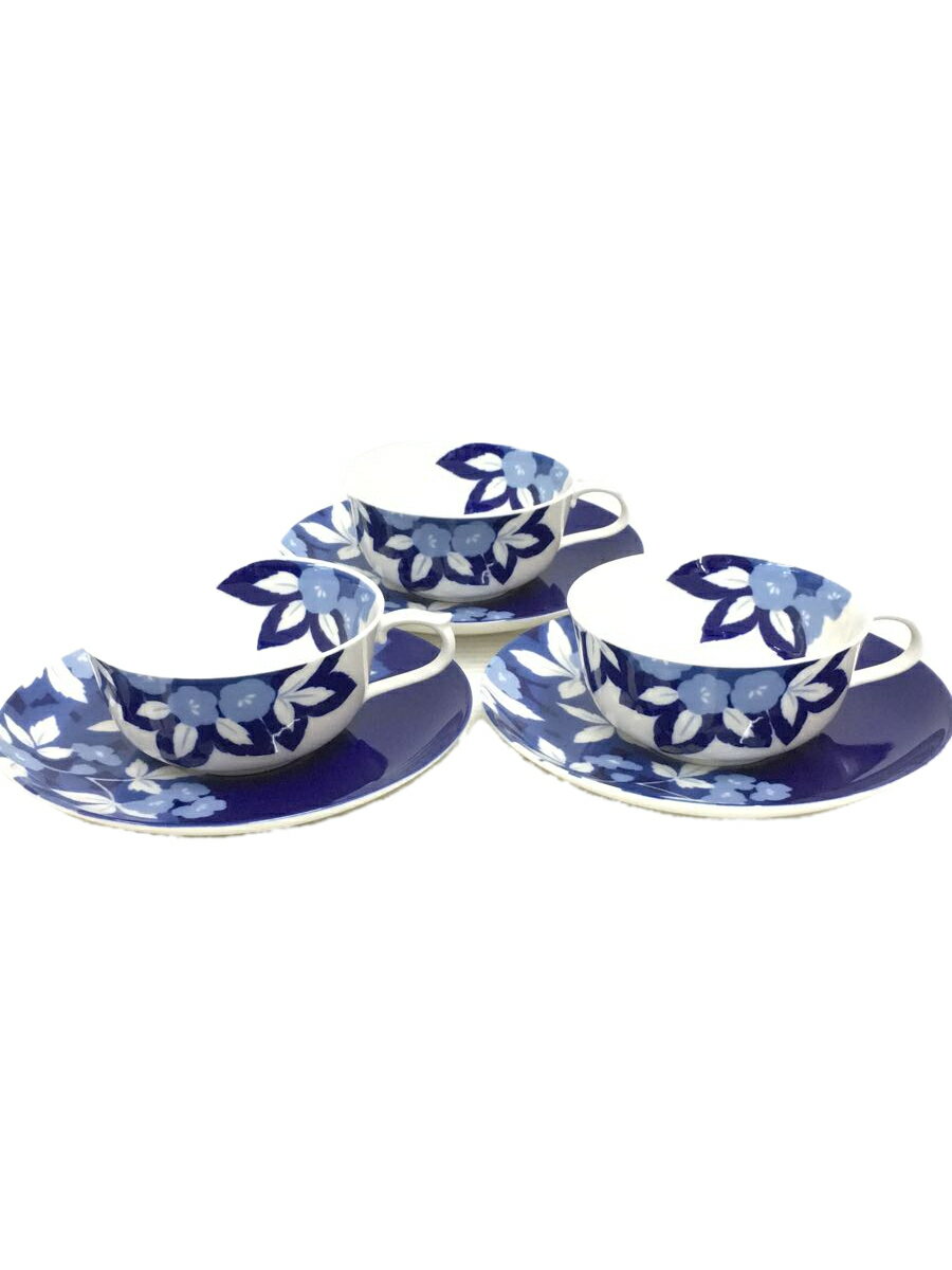 【中古】Noritake◆カップ ソーサー/3客/NVY/STUDIO COLLECTION/スタジオコレクション【キッチン用品】