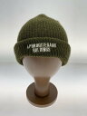 【中古】BUDSPOOL◆ニットキャップ/--/グリーン/メンズ【服飾雑貨他】