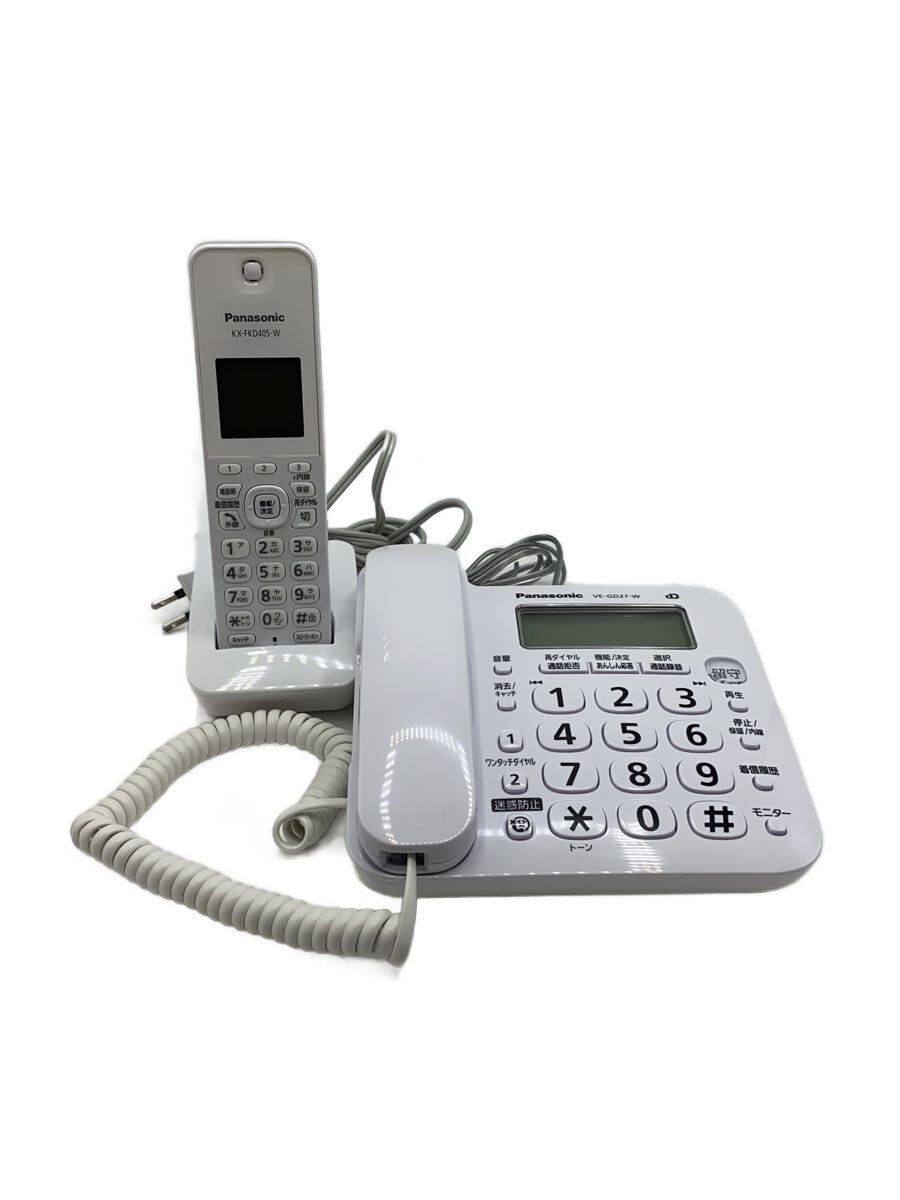 Other - 【中古】Panasonic◆電話機 VE-GD27DL-W【家電・ビジュアル・オーディオ】