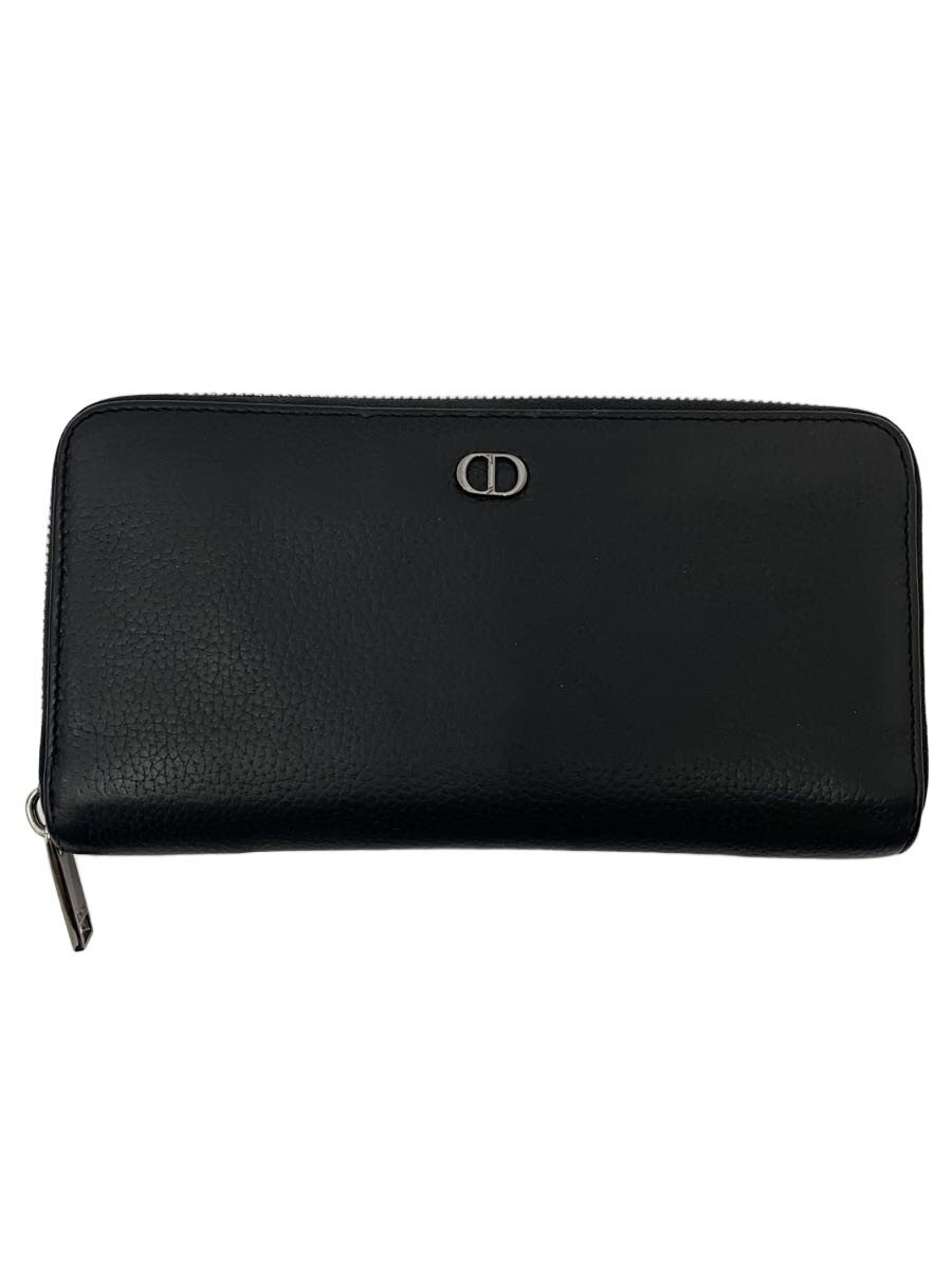 【中古】Christian Dior◆長財布/レザー/BLK/メンズ/2ESBC252CDI-00NU【服飾雑貨他】