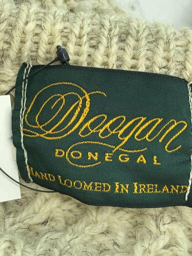 【中古】DONEGAL/ニット・セーター(厚手)/44/ウール/CRM【メンズウェア】