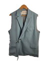 【中古】CULLNI◆STUDIOUS 別注/Tie Locken vest/ベスト/2/ポリエステル/BLU/22-SS-061【メンズウェア】(4)