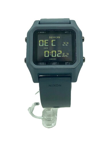 【中古】NIXON◆クォーツ腕時計/デジタル/ラバー/BLK/NVY/THE STAPLE【服飾雑貨他】 【中古】NIXON◆クォーツ腕時計/デジタル/ラバー/BLK/NVY/THE STAPLE【服飾雑貨他】