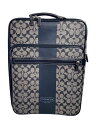 【中古】COACH◆トラベルキャリー/--/GRY/総柄/F77280【バッグ】