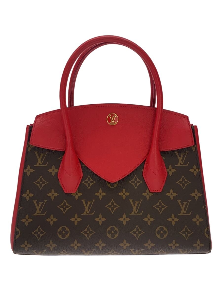 【中古】LOUIS VUITTON◆フロリーヌ_モノグラム・キャンバス/PVC/RED【バッグ】