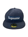 【中古】Supreme◆キャップ/7 1/8/キャンバス/NVY/メンズ【服飾雑貨他】(4)