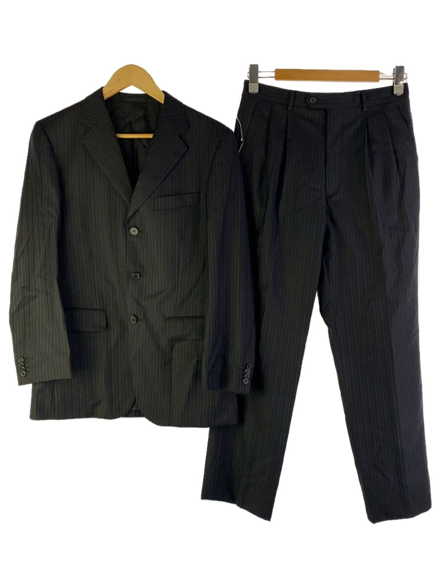 【中古】Paul Smith◆スーツ/L/ウール/BLK/無地【メンズウェア】